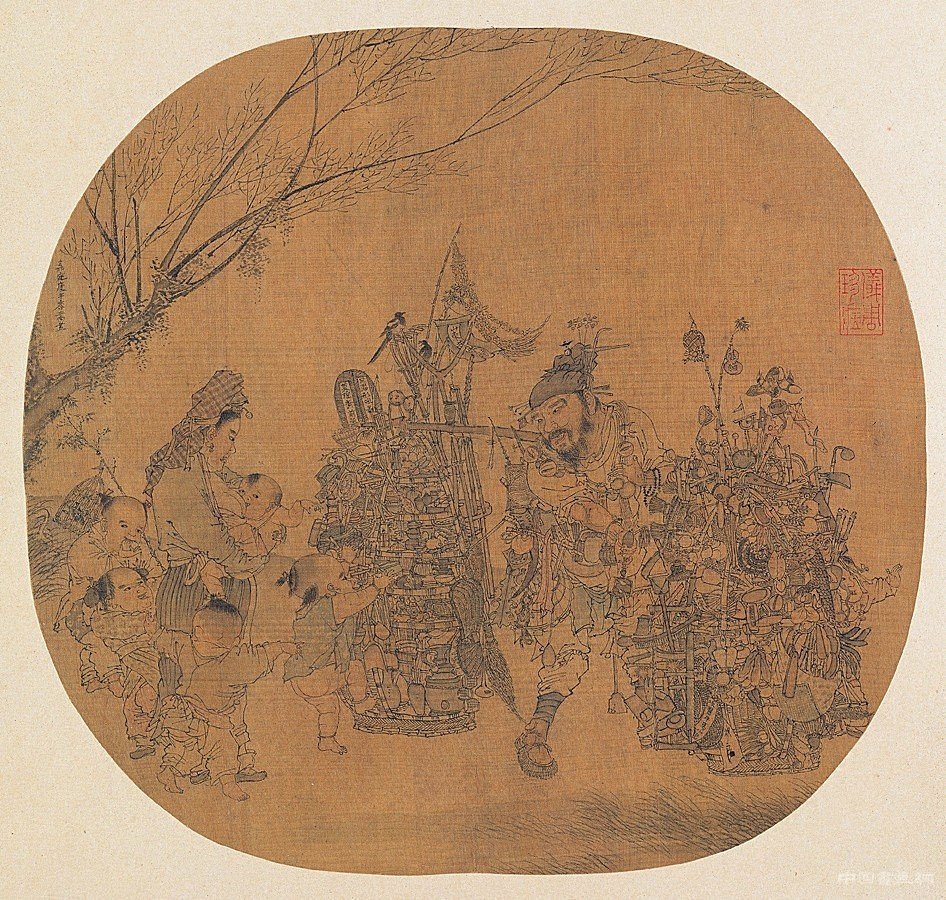 从古画中看800年前的儿童玩些什么玩具