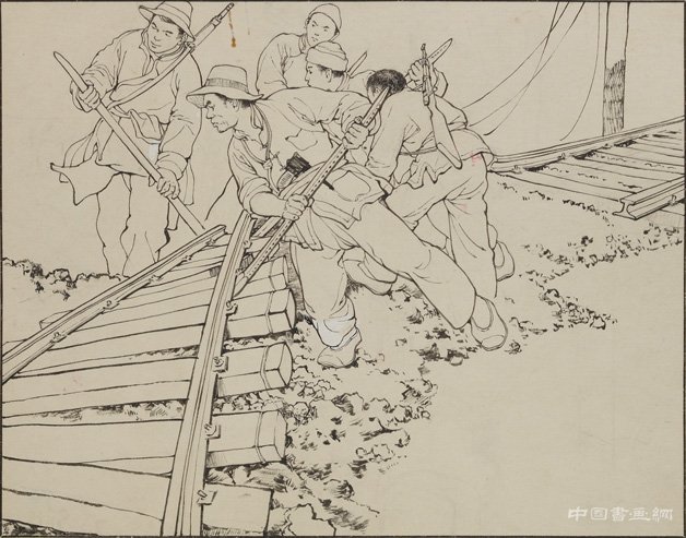 中国美术馆藏连环画原作精品展在中国美术馆展出