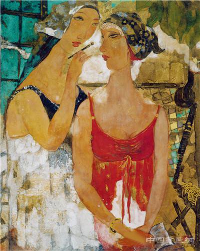 梁冰、颜晓萍伉俪于深圳画院首次举办双个展“融”