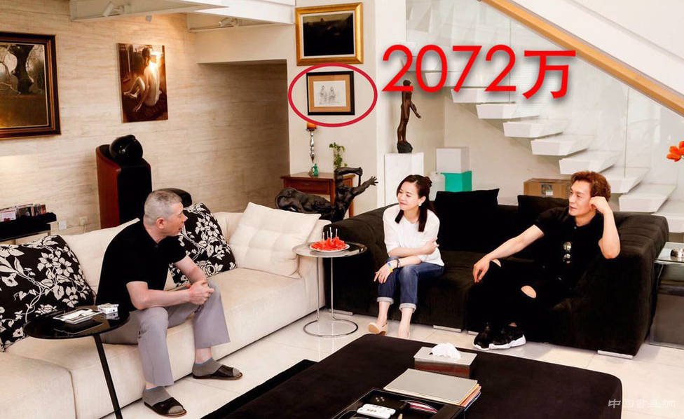 冯小刚豪宅内景曝光 墙上一幅画就价值2072万