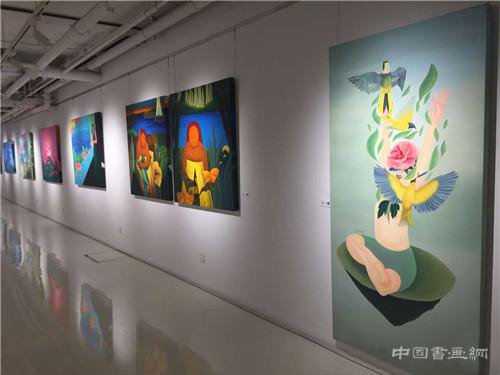 赵了了个展“低声描述” 用绘画传递心底的声音
