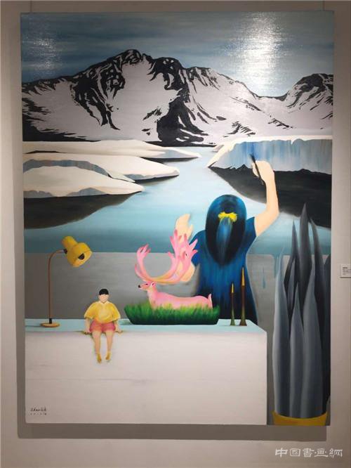 赵了了个展“低声描述” 用绘画传递心底的声音