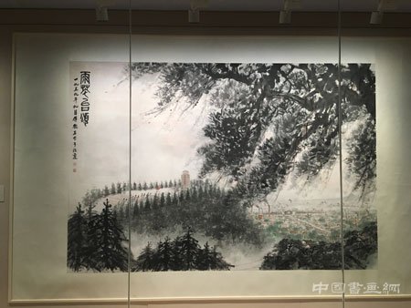 “风展红旗——革命浪漫主义书画展”在南京博物院开展