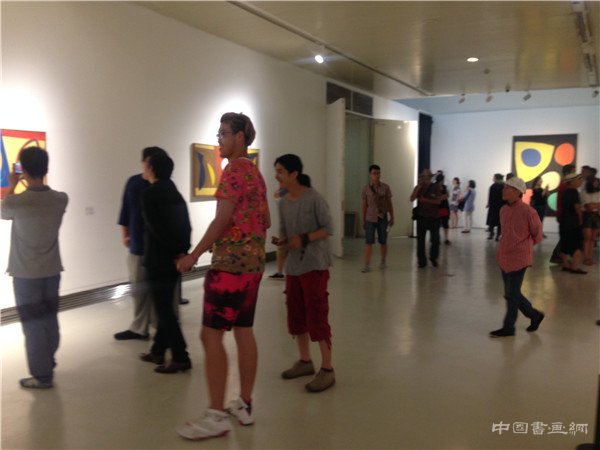 英国抽象艺术家约翰.麦克林个展在中央美术学院开幕 明快与愉悦的色彩舞者