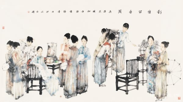 “曹辉人物画作品展” 开幕式在四川美术馆成功举行