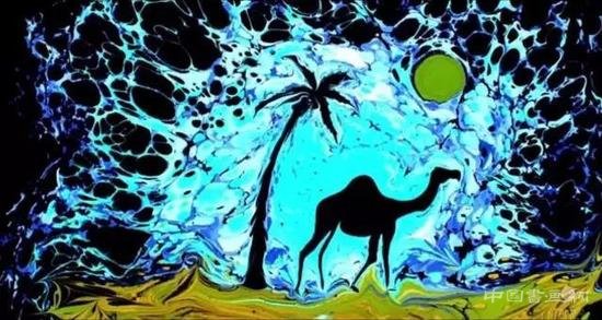 他复活了一门600多年的技艺:水中作画