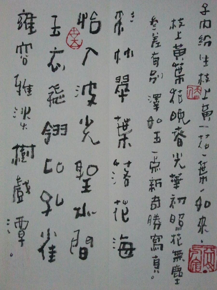枝上黄花