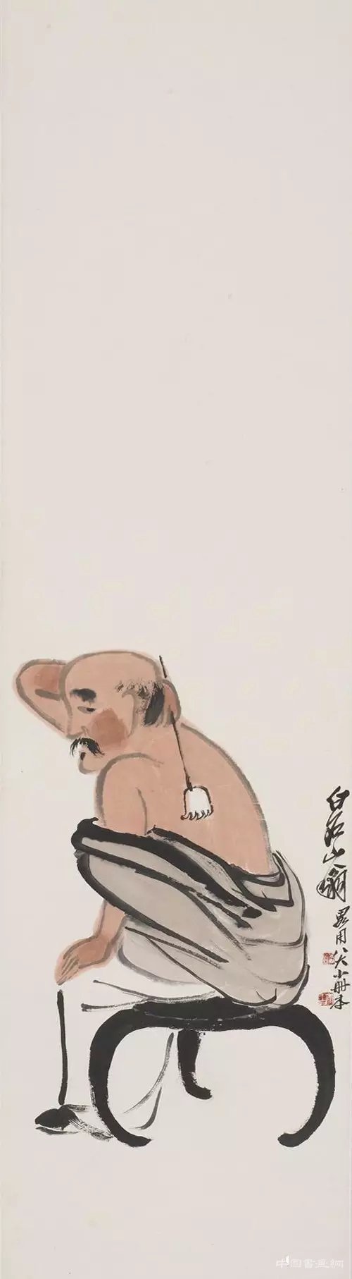 据说，这些作品代表了中国画现代人物画的高峰