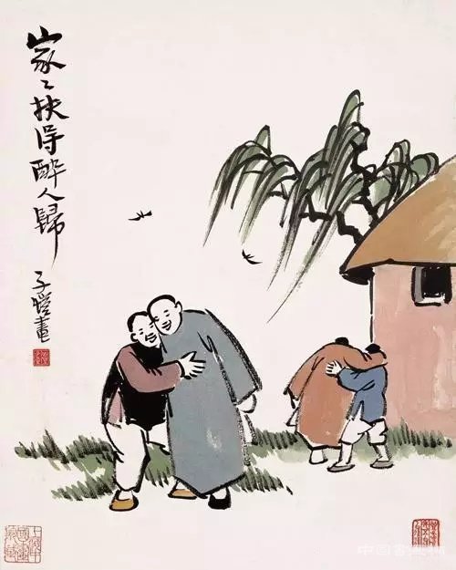 据说，这些作品代表了中国画现代人物画的高峰