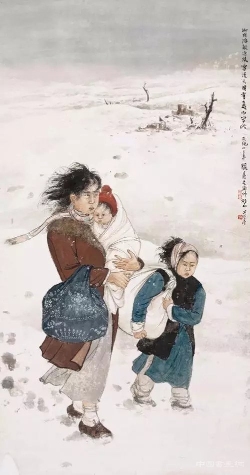 据说，这些作品代表了中国画现代人物画的高峰