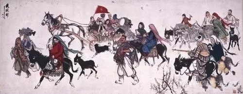 据说，这些作品代表了中国画现代人物画的高峰