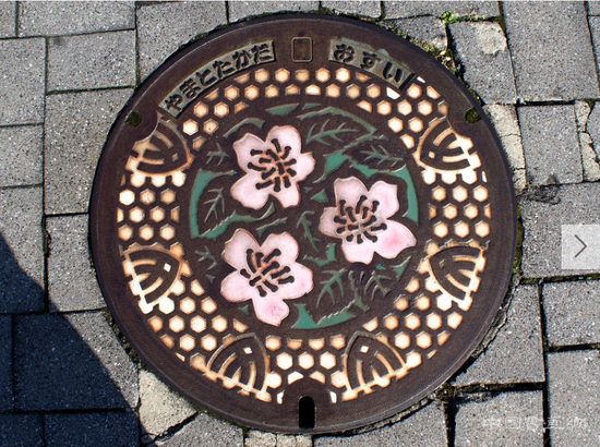 日本井盖个个堪称艺术品