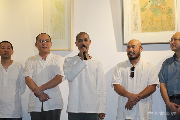 “拈花入禅——蔡金存诗书画印专题展”在万象艺术空间开幕