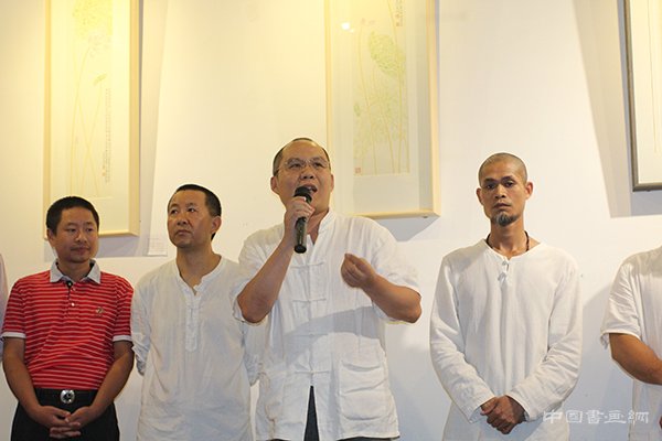 “拈花入禅——蔡金存诗书画印专题展”在万象艺术空间开幕