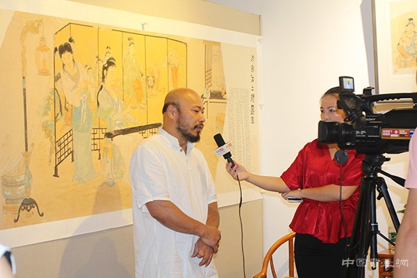 “拈花入禅——蔡金存诗书画印专题展”在万象艺术空间开幕