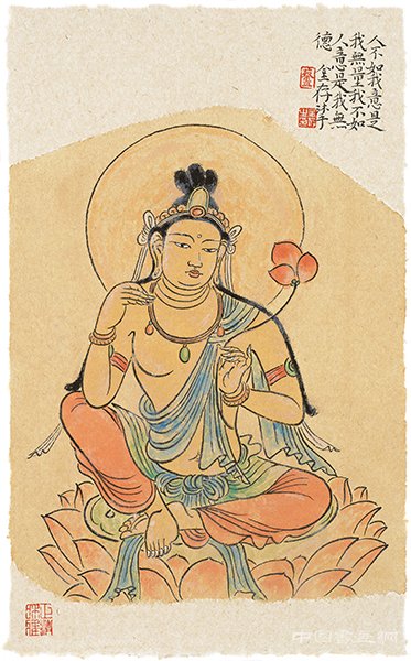 “拈花入禅——蔡金存诗书画印专题展”在万象艺术空间开幕