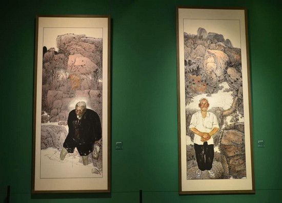 大墨苍茫--袁武水墨人物作品展于中国美术馆隆重开幕