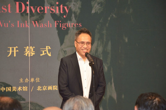 大墨苍茫--袁武水墨人物作品展于中国美术馆隆重开幕