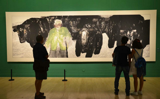 大墨苍茫--袁武水墨人物作品展于中国美术馆隆重开幕