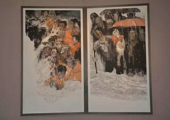 大墨苍茫--袁武水墨人物作品展于中国美术馆隆重开幕