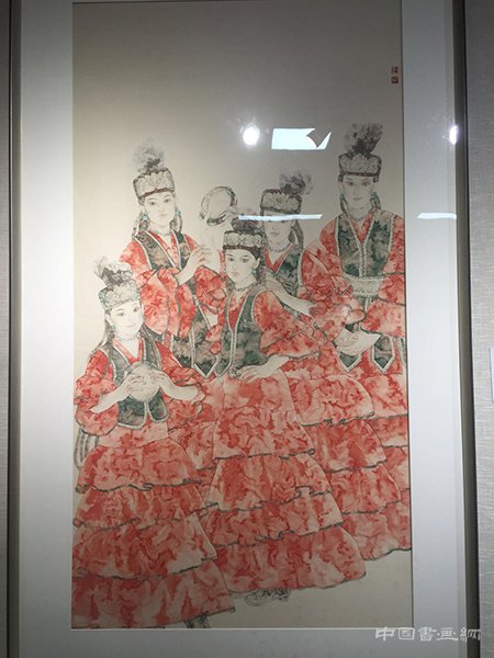 骨韵和天—千年古宣中国现代没骨画提名展在千年古宣美术馆隆重开幕