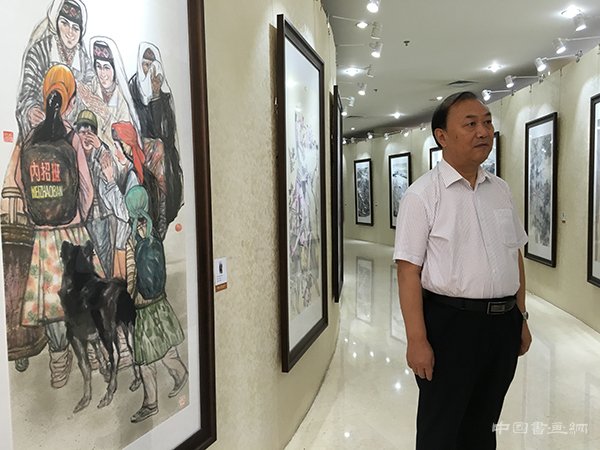 “丝路新语—我们新疆好地方美术作品展”在中国文艺家之家展厅隆重开幕