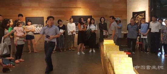 韩国光州双年展纪念展—＂点火＂中韩交流展开幕
