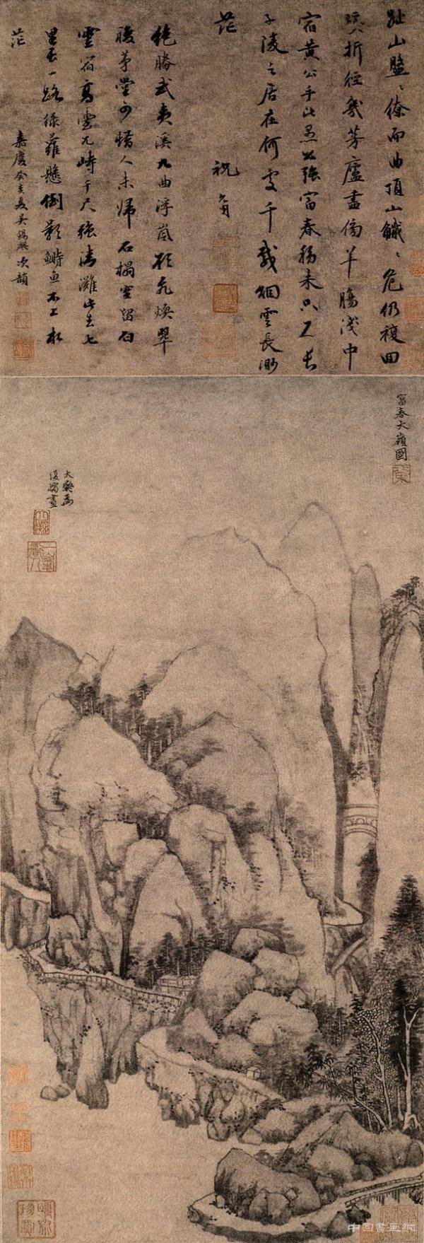 富春图卷上建“富春山馆”，以山水致敬黄公望