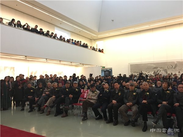 “纪京宁梁占岩画展”在中国国家画院美术馆隆重开幕