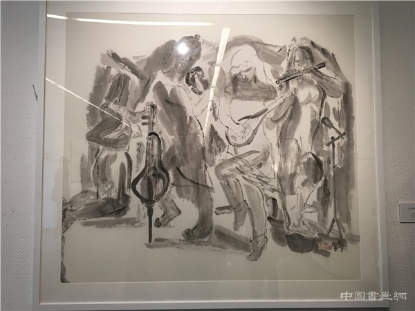 “纪京宁梁占岩画展”在中国国家画院美术馆隆重开幕
