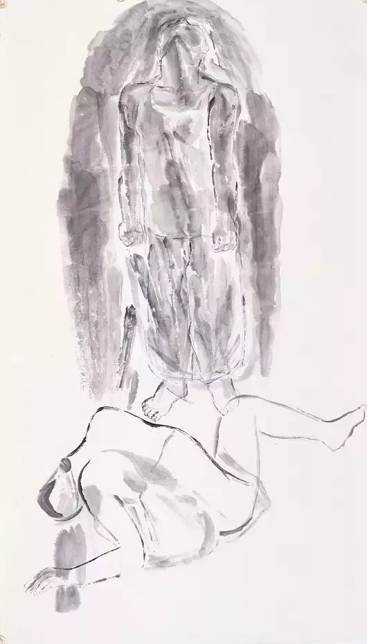 纪京宁梁占岩画展
