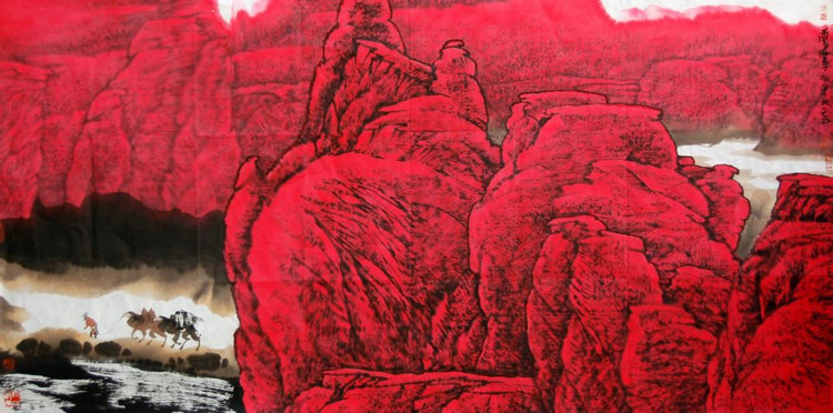 周尊圣 天山山水