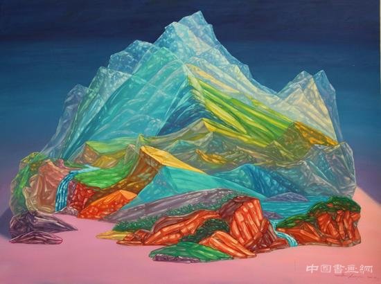 张洪菠个展“虚构的山水”开幕