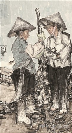 “丹青逸韵——广西书画院书画作品展”在艺术市场美术馆开幕