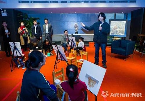 “童画与色彩——油画名家面对面”大得珍藏馆亲子写生之旅在京启幕