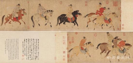 3.036亿天价成交 任仁发《五王醉归图卷》刷新纪录