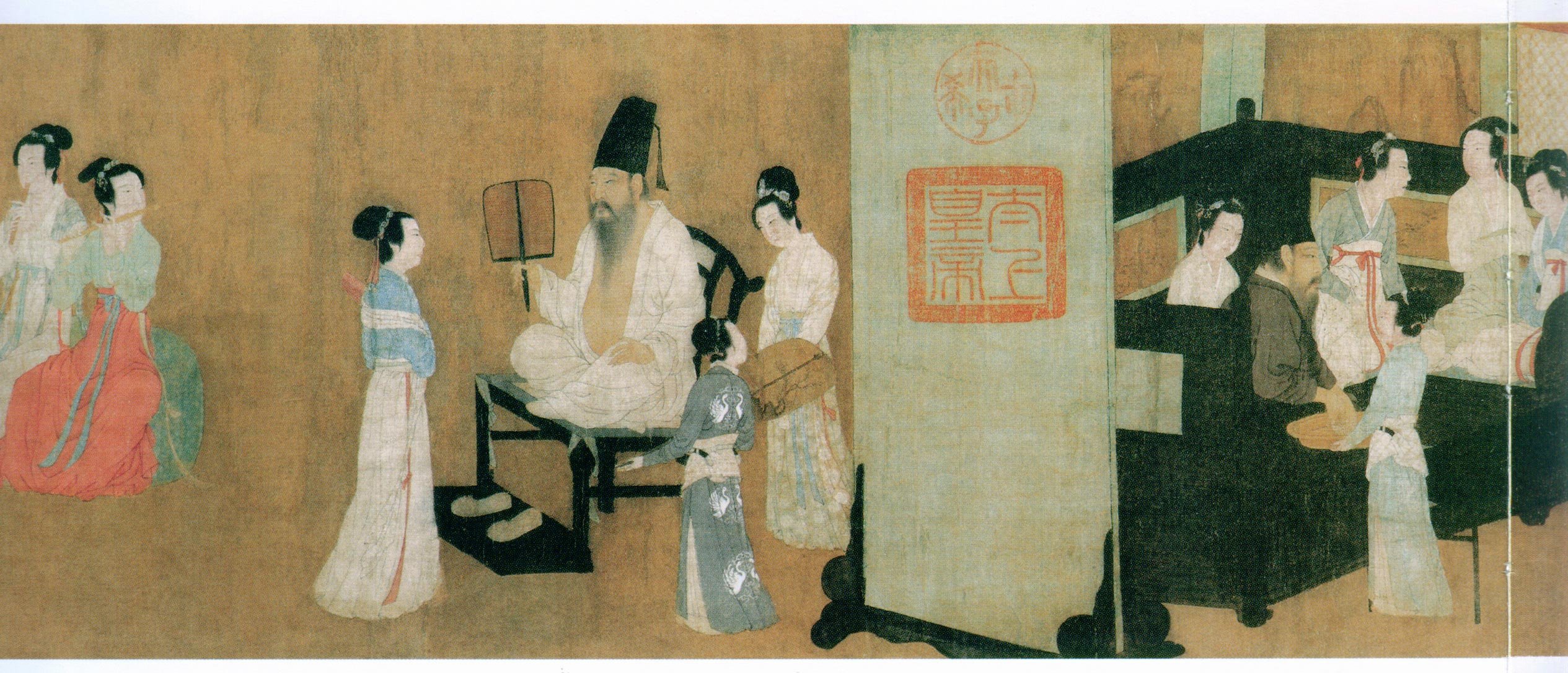 传统绘画中屏风的美学价值