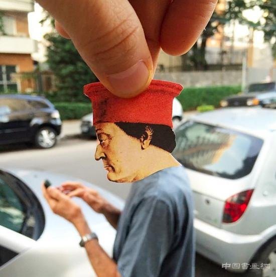 名画搞街拍?时尚时尚最时尚!