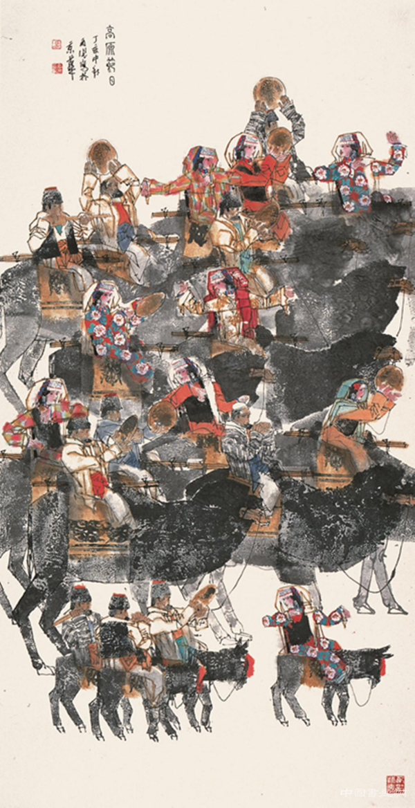马西光人物画作品欣赏
