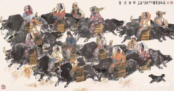 马西光人物画作品欣赏