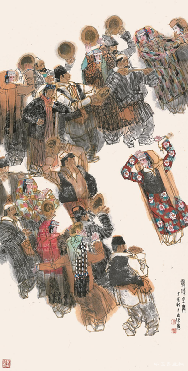 马西光人物画作品欣赏