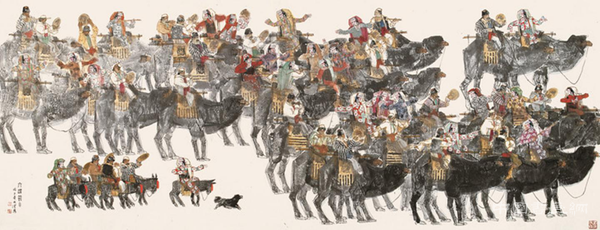 马西光人物画作品欣赏