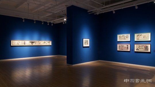 李津展览“九州行”现场
生活的自由与霓虹 李津个展“九州行”亮相玉兰堂
