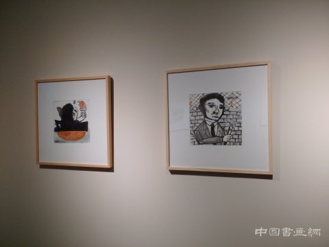 钱嵘 《读书笔记》 70×70cm 纸本水墨 2013-2015
在周浦,为了傅雷的一次当代艺术实验