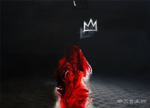 《玫瑰之妖与Basquiat之冠》 200×250cm 布面油画
“浮光·浮生——许东生个展”在今日美术馆2号馆2层开幕