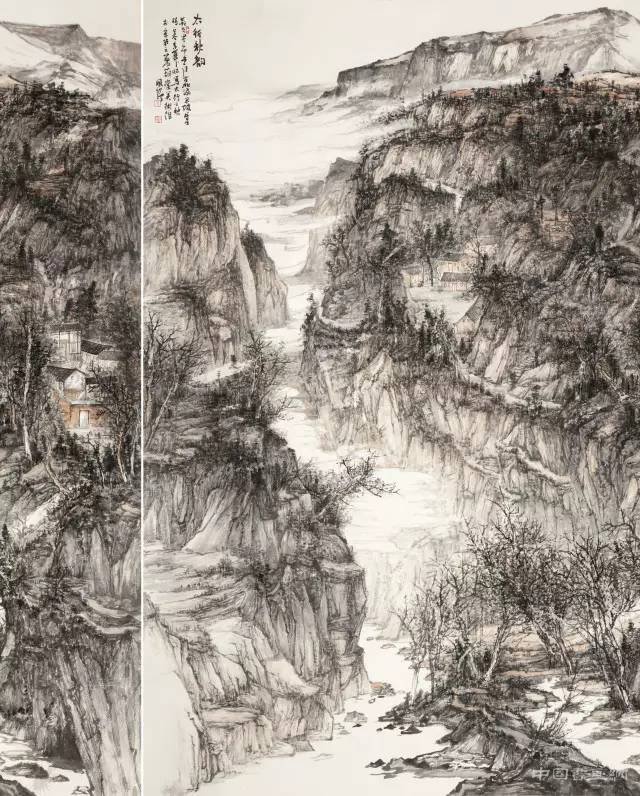 香堂雅集-国展创作精英班执行导师李国强山水画展临沂市文化中心倾情奉献