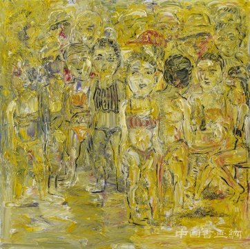 《15夏3号》200cmx200cm 布面油画 2015年
癫狂与绚烂 异色状态——张旭东作品展在白盒子艺术馆开幕