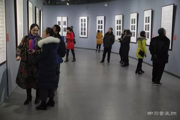 《桃李新晖》—固安县文化馆首届公益书画班师生作品展开幕