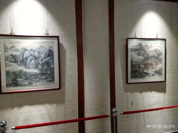 张广萍、王承有书画联展在新落成的颐和园涵远堂北京文联创展基地隆重开幕