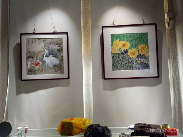 张广萍、王承有书画联展在新落成的颐和园涵远堂北京文联创展基地隆重开幕